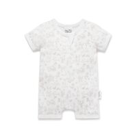 Aster & Oak - Cute Creatures Zip Romper