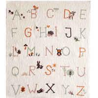 Alimrose - Alphabet Baby Blanket Natural