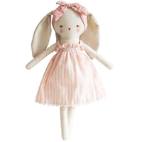 Alimrose - Large Bopsy Bunny Pink Stripe 40cm