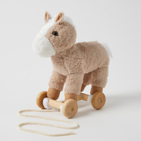 Pull Along Plush Horse