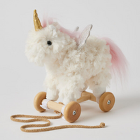 Pull Along Plush Unicorn