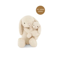 Jamie Kay Snuggle Bunnies - Frankie the Hugging Bunny Brulee 30cm