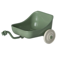 Maileg - Mouse Tricycle Trailer Green