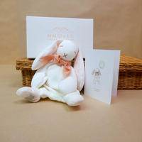 Maud n Lil - Pink Organic Bunny Comforter Gift Boxed