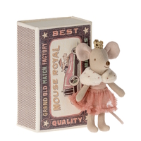 Maileg - Princess Mouse in Matchbox