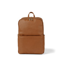 OiOi - Multitasker Nappy Backpack - Chestnut Brown Vegan Leather