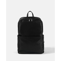 OiOi - Multitasker Nappy Backpack - Black Vegan Leather