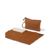 OiOi - Nappy Changing Pouch Chestnut Vegan Leather