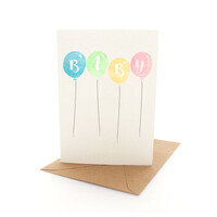 Baby Balloons Greeting Card