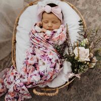 Snuggle Hunny - Blushing Beauty Organic Muslin Wrap