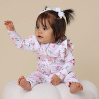 Snuggle Hunny - Camille Organic Snugglesuit Convertible Romper