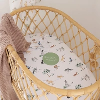 Snuggle Hunny - Dog Park Organic Fitted Bassinet Sheet