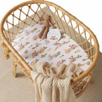 Snuggle Hunny - Farm Organic Fitted Bassinet Sheet