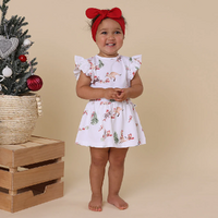 Snuggle Hunny - Kangas & Koalas Short Sleeve Organic Dress