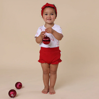 Snuggle Hunny - Red Organic Bloomers