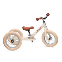 Trybike - 2-in-1 Vintage Cream with Cream Tyres