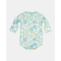 Toshi - Baby Swim Onesie Long Sleeve Sea Blossom