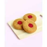 Tara Treasures - Felt Jam Drop Biscuits Set of 3