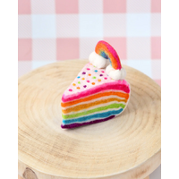 Tara Treasures - Felt Rainbow Cake Slice