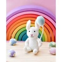 Tara Treasures - Felt Rabbit with Balloon Toy