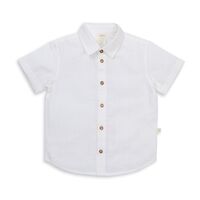 Tiny Twig - Boys Button Down Shirt White