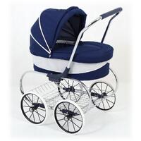 Princess Doll Pram - Navy