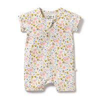 Wilson + Frenchy - Ava Floral Organic Boyleg Zipsuit