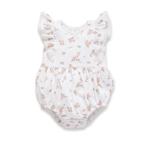 Aster & Oak - Blossom Bubble Romper [Size: 0-3 Months]