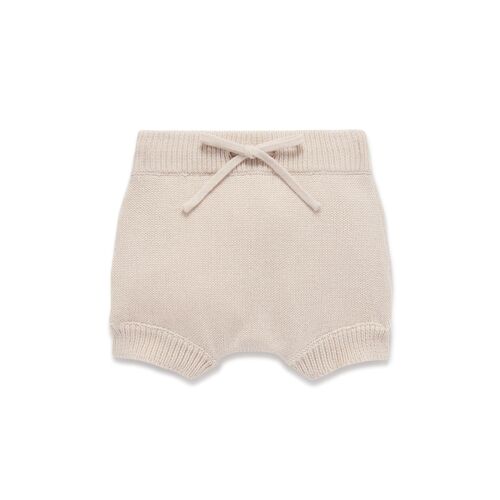 Aster & Oak - Oatmeal Knit Shorts [Size: 6 - 12 Months]