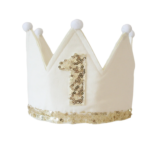 Alimrose - 1st Birthday Crown Ivory