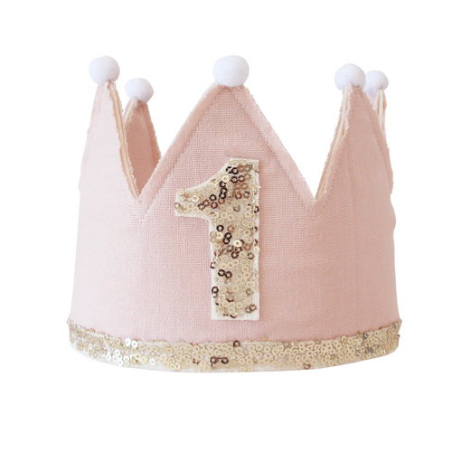 Alimrose - 1st Birthday Crown Pink