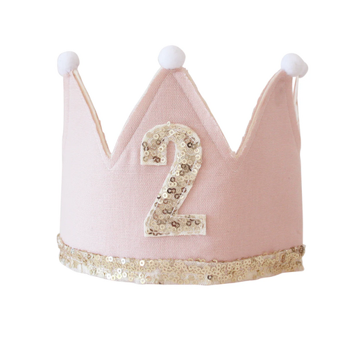 Alimrose - 2nd Birthday Crown Pink