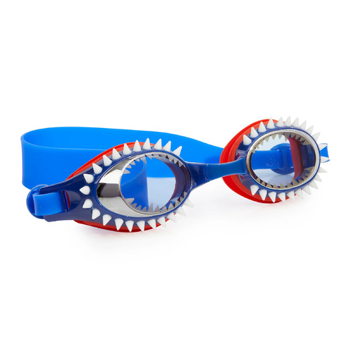 Bling2O - Fish-N-Chips Tiger Shark Navy Swim Goggles