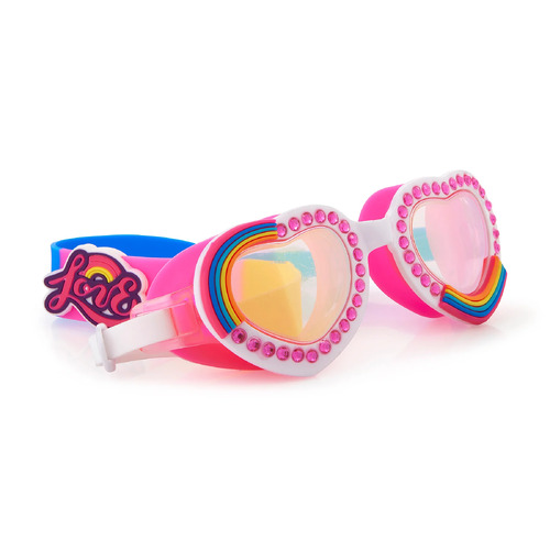 Bling2O - Rainbow All You Need is Love Swim Goggles