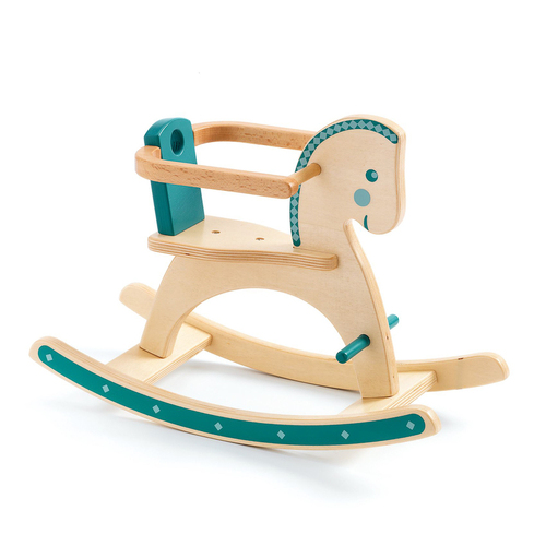 Doll's Wooden Rocking Horse