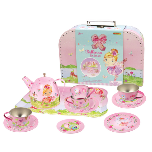 Ballerina Tin Tea Set in Suitcase