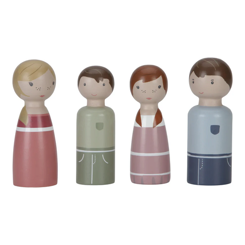 Little Dutch - Family Rosa Wooden Peg Doll Family