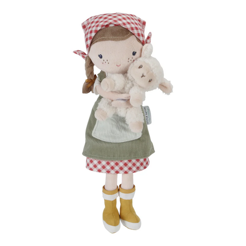 Little Dutch - Plush Farmer Rosa Doll with Sheep 35cm