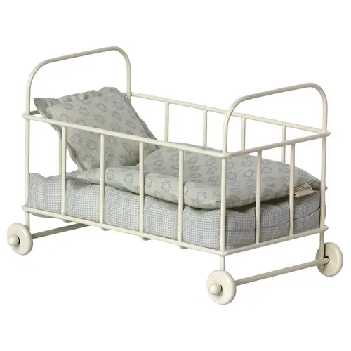 Maileg - Cot Bed Micro Blue