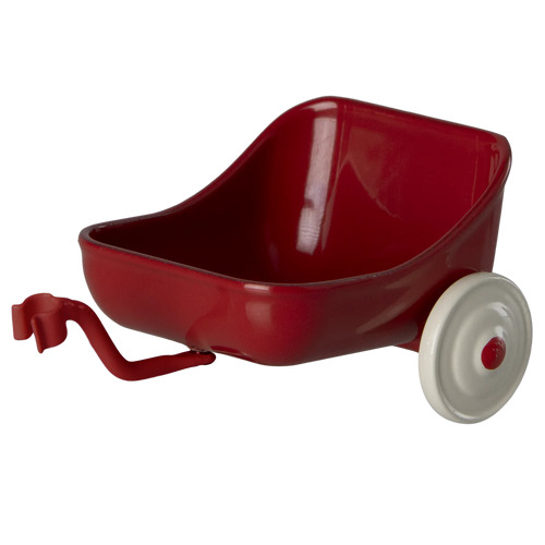 Maileg - Mouse Tricycle Trailer Red