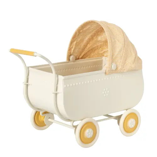 Maileg - Micro Pram Yellow