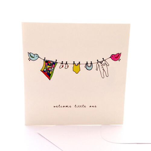 Welcome Little One Greeting Card