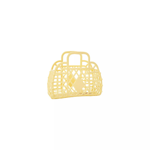 Sun Jellies - Mini Retro Basket - Yellow
