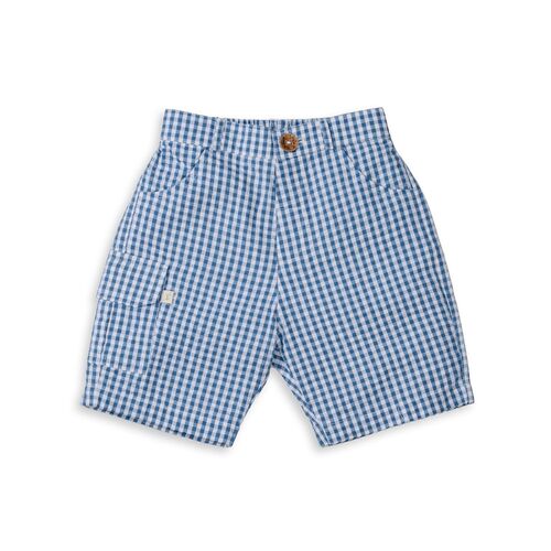 Tiny Twig - Blue Gingham Shorts [Size: 000]