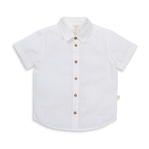 Tiny Twig - Boys Button Down Shirt White [Size: 000]