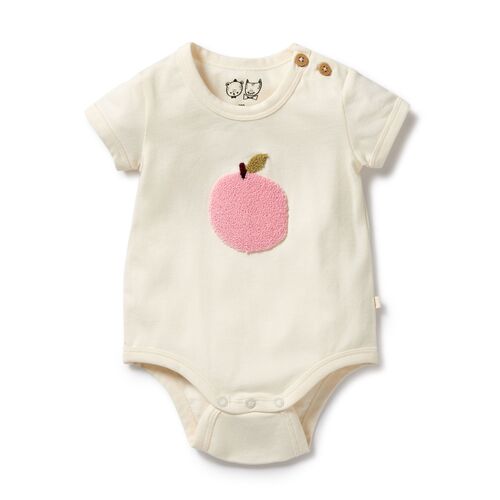 Wilson + Frenchy - Peachy Organic Bodysuit [Size: 0 - 3 Months]